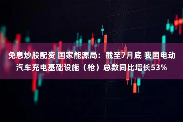 免息炒股配资 国家能源局：截至7月底 我国电动汽车充电基础设施（枪）总数同比增长53%